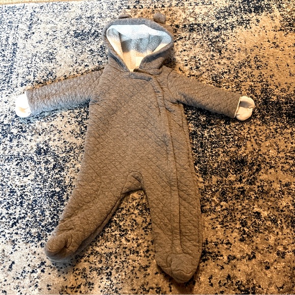 Carter's One Pieces Carters Baby Footed Bodysuit With Mitten Cuffs